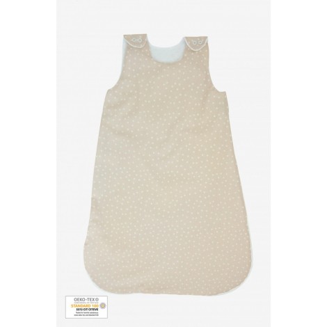 Zomerslaapzak - Beige met sterretjes - TOG 1 / Prematuur Zomerslaapzak - Beige met sterretjes - TOG 1 / Prematuur