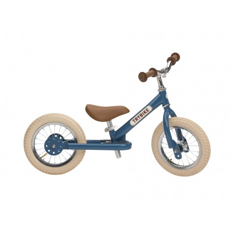 Trybike steel loopfiets vintage blue - tweewieler