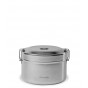 Bento isothermische doos in oud roestvrijstaal - 850 ml