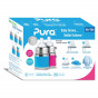 Set van 2 evolutieve roestvrijstalen flessen - 150 ml - 0 tot 18 maanden - Roze en turqoise 