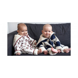 Gevoerde onesie met capuchon - Eskimo - Spice