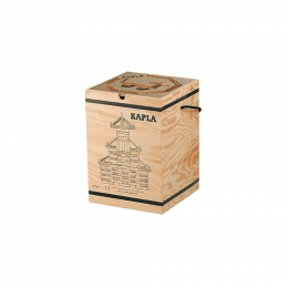 Houten Koffertje - 280 blokken + 1 kunst boek