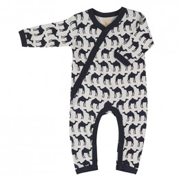 Kimono pyjama - Camel navy