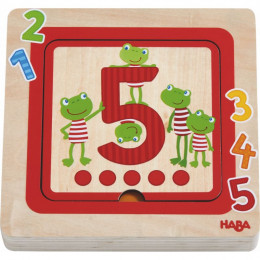 Houten puzzel Cijfervrienden