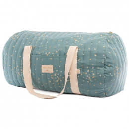 Weekendtas New York - Gold confetti & Magic green