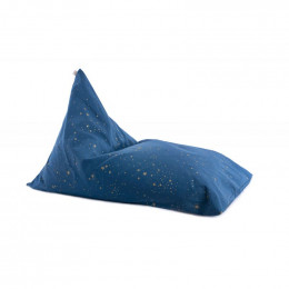 Zitzak Essaouira - Gold Stella & Night Blue