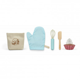 Houten cupcake set