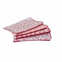 4 mouchoirs en coton - M - 25 x 25 cm 