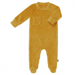Pyjama velours met voetjes Mimosa