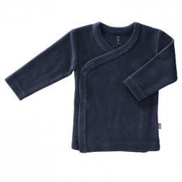 Wikkelvestje velours Indigo