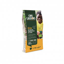 Café Bio et Fair Trade Kivu en grains - 250 g