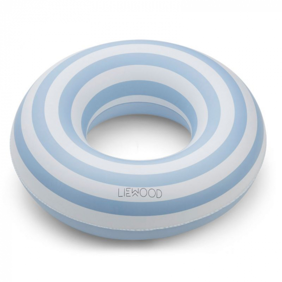 Baloo zwemband - Stripe: Sea blue/creme de la creme