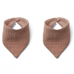 Set van 2 Andrea slabbetjes - Rose