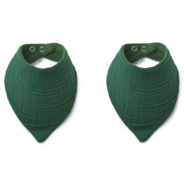 Andrea slabbetjes - 2 pack - Garden green