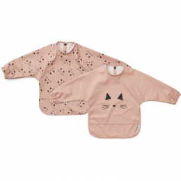Merle slab met mouwen - 2 pack - Cat rose