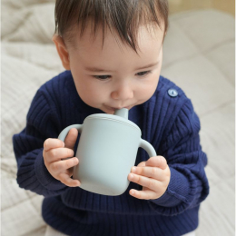 Neil drinkbeker met tuitje - Dove blue