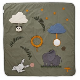 Glenn activiteiten speelmat - Faune green