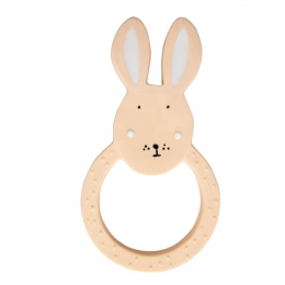 Natuurlijk rubber ronde bijtring - Mrs. rabbit