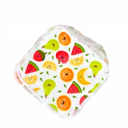 25 lingettes Plush Bambou - Fruits - Lot de 25