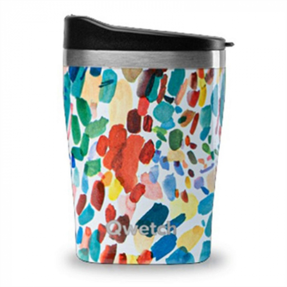 Gobelet isotherme inox + couvercle - ARTY - inox brossé - 240ml Gobelet isotherme inox + couvercle - ARTY - inox brossé - 240ml