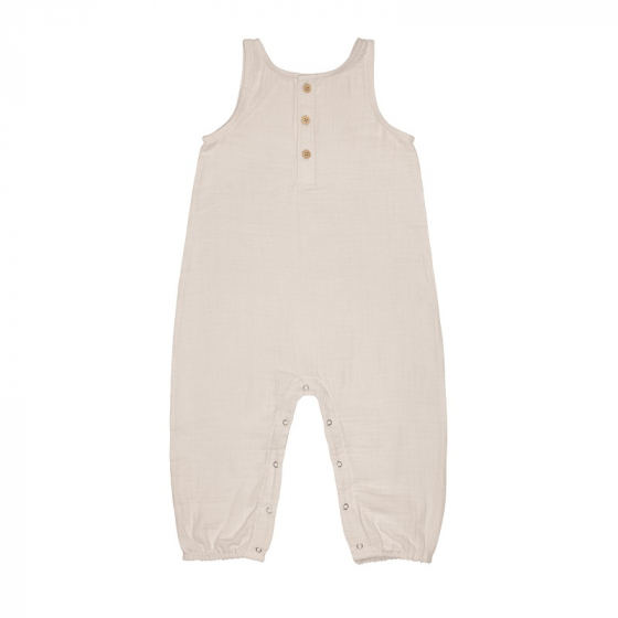 Mousseline jumpsuit - organisch katoen - nature