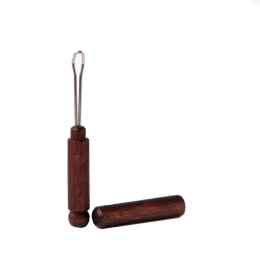 Cure oreilles en bois et inox médical -