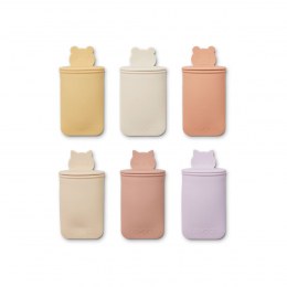 Malik mini ijslolly vormpjes - 6-Pack - Classic & jojoba multi mix