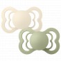 Set van 2 BIBS Supreme tutjes - Ivory & Sage