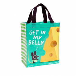 Kleine shopperbag van gerecycleerd materiaal - Get in my belly