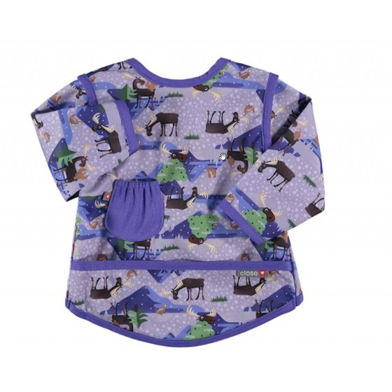 Slabbetjes met mouwen - 6 tot 18 maanden - Eland Slabbetjes met mouwen - 6 tot 18 maanden - Eland