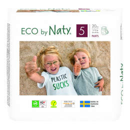 Ecologische oefenbroekjes maat 5 Junior 12-18 kg 20 broekjes - Naty