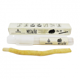 Miswak - Brosse à dents en bois d'araq avec étui de voyage
