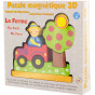 Magnetische houten 3D-puzzel - De Boerderij - Vanaf 10 maanden