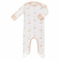 Baby pyjama met voetjes - Swan pale peach