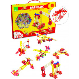 Houten constructiedoos Batibloc Vanaf 4 jaar