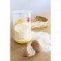 Glasglas met gele siliconenbasis - 500 ml