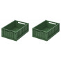 Weston opvouwbare krat S 2-pack - Garden green