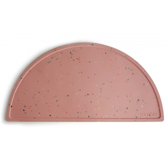 Siliconen placemat - Powder Pink Confetti